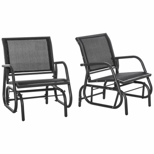 Metal frame online glider rocker
