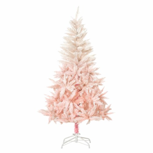 5' Artificial Christmas Tree Indoor Realistic Holiday Decoration, 450Tips Perspective: front