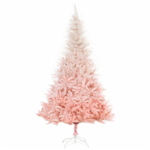 6' Artificial Christmas Tree Indoor Realistic Holiday Decoration, 800 Tips Perspective: front