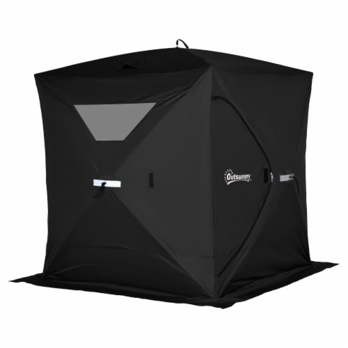 4 Person Ice Fishing Shelter, Waterproof Oxford Fabric Portable