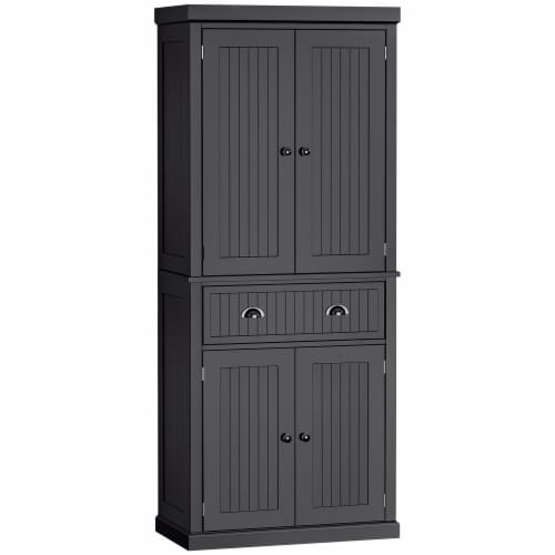 Tall Kitchen Storage Food Pantry Cabinet Cupboard with Doors and