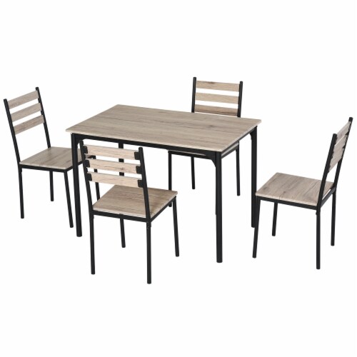 Multi-Section Outside or Inside Seating Bench with Tabletop Smooth Surface Perspective: front