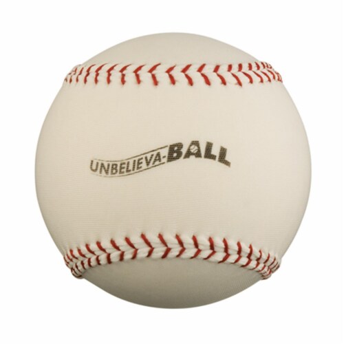 SSN 1300970 16 in. Unbelieva-Ball Softball - White Perspective: front