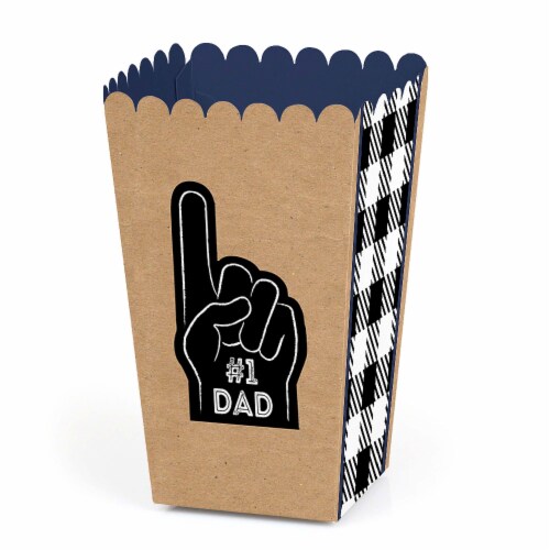 Big Dot of Happiness My Dad is Rad - Father's Day Party Favor Popcorn Treat Boxes - Set of 12 Perspective: front