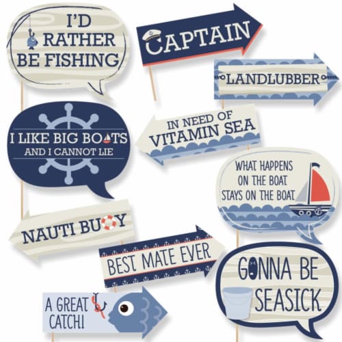 Nautical clearance photo props