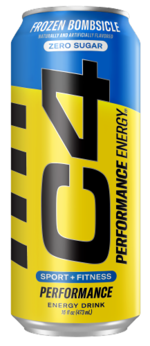C4 Performance Energy® Frozen Bombsicle Energy Drink Can Perspective: front