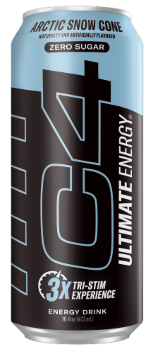 C4 Ultimate® Carbonated Arctic Snow Cone Drink, 16 fl oz - Kroger