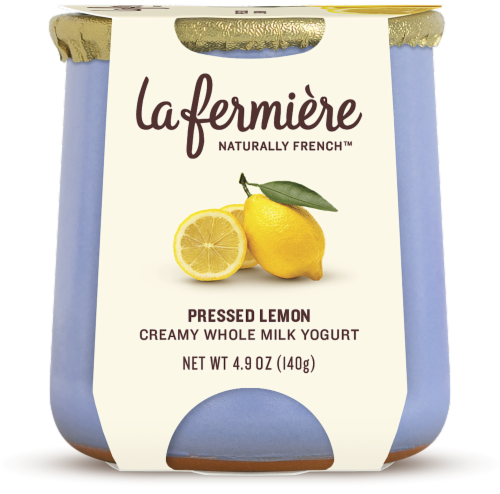 La Fermiere Pressed Lemon Yogurt Perspective: front