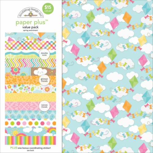 Doodlebug Paper Plus Value Pack 12 X12 -Spring Perspective: front