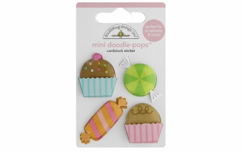 Doodlebug Hey Cupcake Doodle Pops Celebration Perspective: front