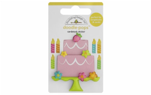 Doodlebug Hey Cupcake Doodle Pops Make A Wish Perspective: front