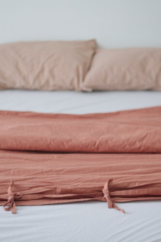 Duvet Cover / King / Cinnamon Perspective: front