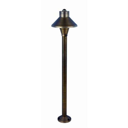 Elitco Lighting P802 24 x 5 in. Landscape-Spotlights Path - Antique Brass Perspective: front