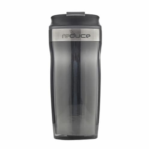 Reduce Dash Metallic Tumbler - Gray Perspective: front