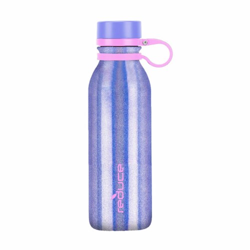 Reduce Hydro Pro Glitter Water Bottle - Purple Perspective: front