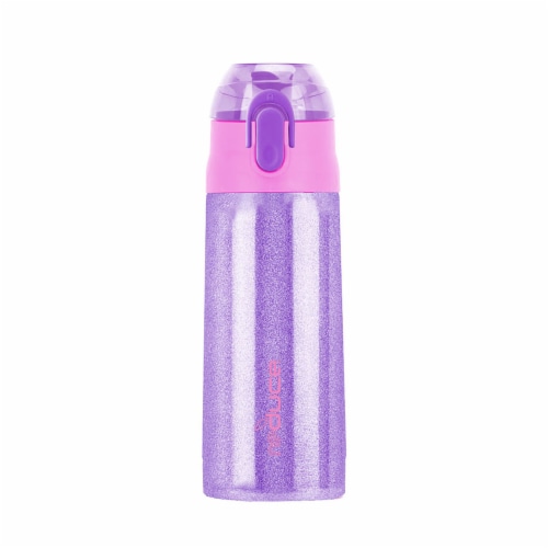 Reduce Frostee Glitter Water Bottle - Purple Perspective: front