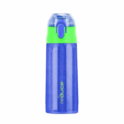 Reduce Frostee Glitter Water Bottle - Royal Blue Perspective: front