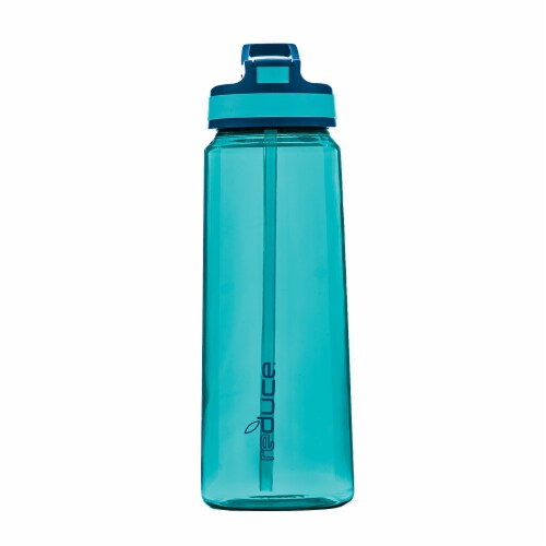 Reduce Axis Solid Water Bottle - Turquoise Perspective: front