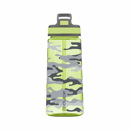 Reduce Axis Camo Water Bottle - Green Perspective: front