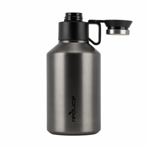 Reduce Stainless Steel Insulated Growler - Charcoal Perspective: front