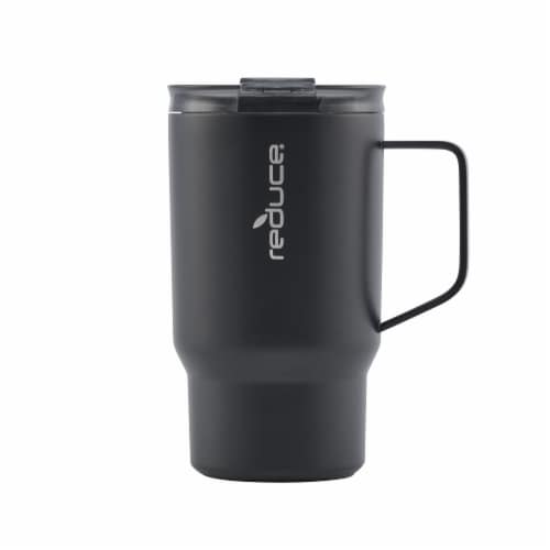 Reduce® Hot1 Stainless Steel Insulated Travel Mug - Black Perspective: front