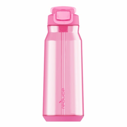 Reduce® Peony Pink Water Bottle Perspective: front