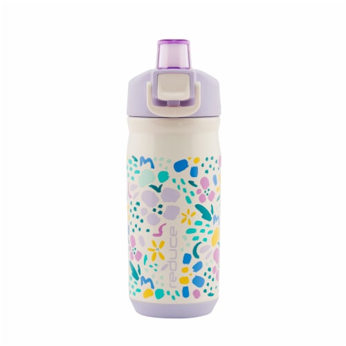 Reduce Sidekick Abstract Flowers Bottle Perspective: front