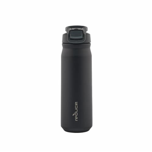 Reduce® Hydrate Pro Stainless Steel Water Bottle - Black Perspective: front