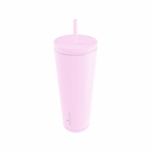 Reduce® Stainless Steel Halo Tumbler - Pink Quartz Perspective: front
