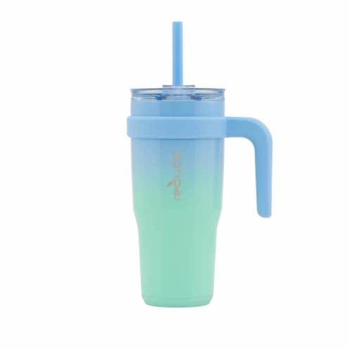 Reduce Cold1 Mug - Bubbly Blue Perspective: front