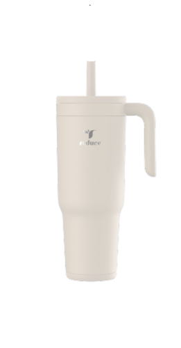 Reduce® Chiller Mug- Unbleached Perspective: front