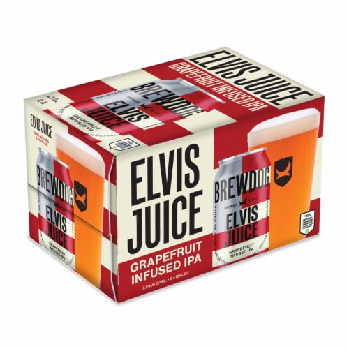 BrewDog Elvis Juice Grapefruit Infused IPA Perspective: front