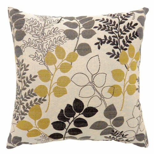JILL Contemporary Big Pillow With fabric, Multicolor Finish, Set of 2 Perspective: front