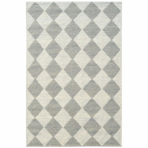 Dynamic Rugs AD695200190 Ava 5 x 8 ft. Ivory & Grey Area Rug Perspective: front