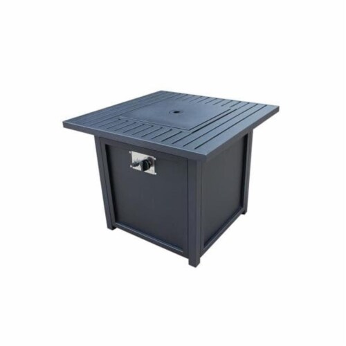 Upland 30” Slat Top Gas Fire Pit Table Upland 30” Slat Top Gas Fire Pit Table