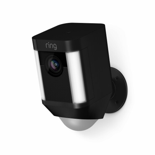 Ring™ Spotlight Battery Camera - Black Perspective: front