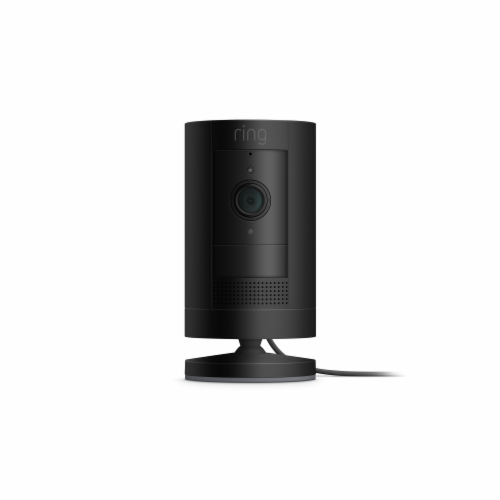 Ring™ Plug-In Stick Up Camera - Black Perspective: front