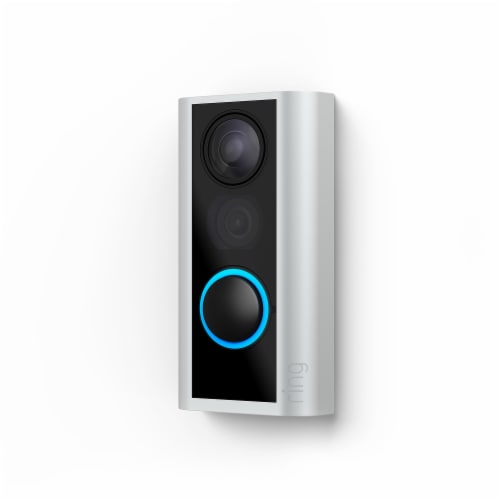 Ring™ Peephole Cam - Silver/Black Perspective: front