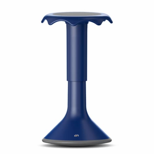 VS America Hokki Plus Adjustable Stool 19"--24" - Blue Perspective: front