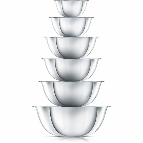 Wolfgang Puck 6-Piece Mixing Bowls Set (Stainless Steel