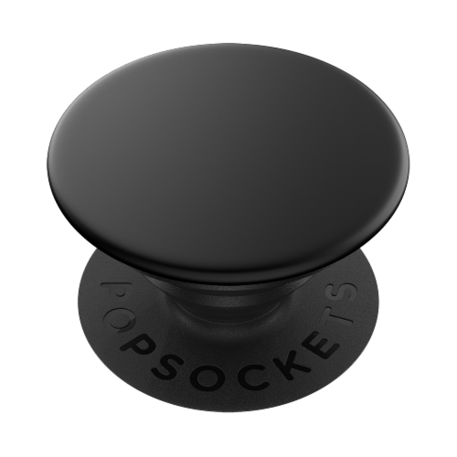 PopGrip Premium - Aluminum Black Perspective: front