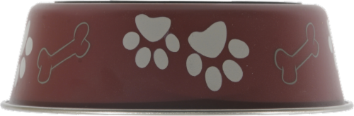 Loving Pets Medium Merlot Bella Bowl Perspective: front