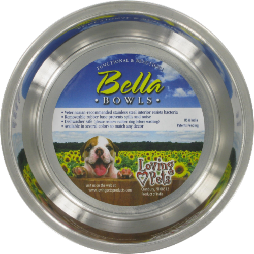 Loving Pet Blueberry Small Bella Bowl Perspective: front