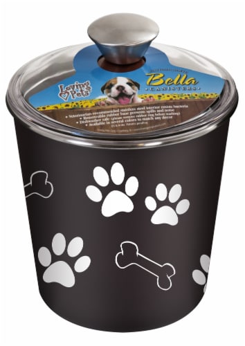 Bella Treat Canister - Espresso Perspective: front