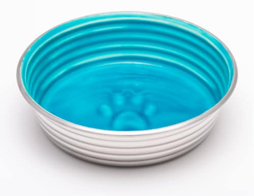 Le Bol Small Pet Bowl - Seine Blue Perspective: front