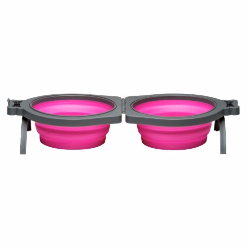 Loving Pets Pink Bella Travel Bowl