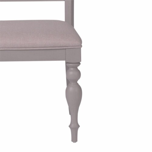 Summer House Light Gray Slat Back Side Chair (RTA)-Set of 2 Perspective: front