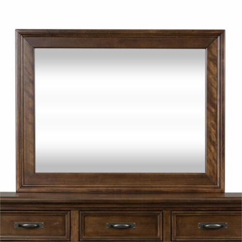 Saddlebrook Dark Brown Mirror Perspective: front
