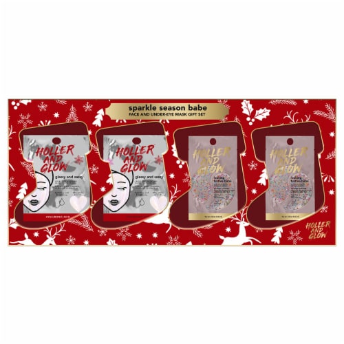 Glow Sparkle Season Babe Face & Under-Eye Mask Gift Set Perspective: front