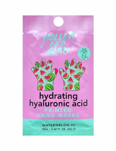 Holler And Glow™ Watermelon Ultra Slugging Printed Hand Mask Perspective: front